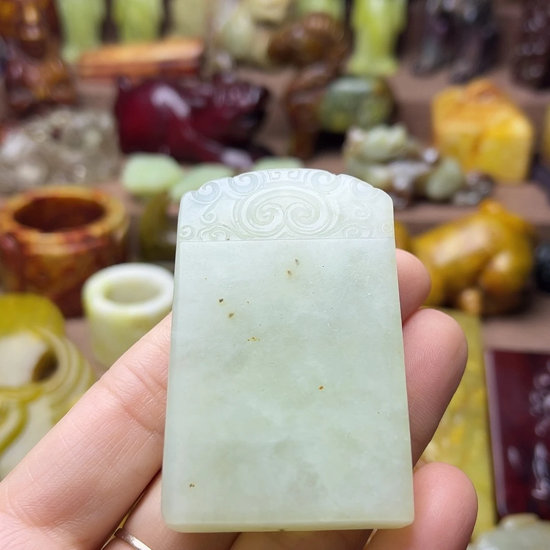 白玉菩提吊坠62。。