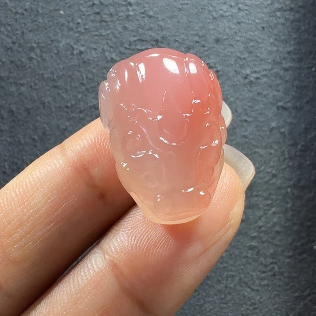 南红玛瑙未镶嵌冰飘貔貅三通