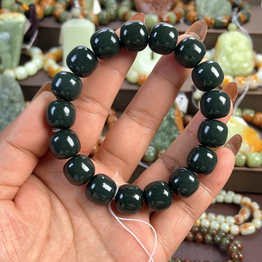 手串未镶嵌和田玉（糖玉）