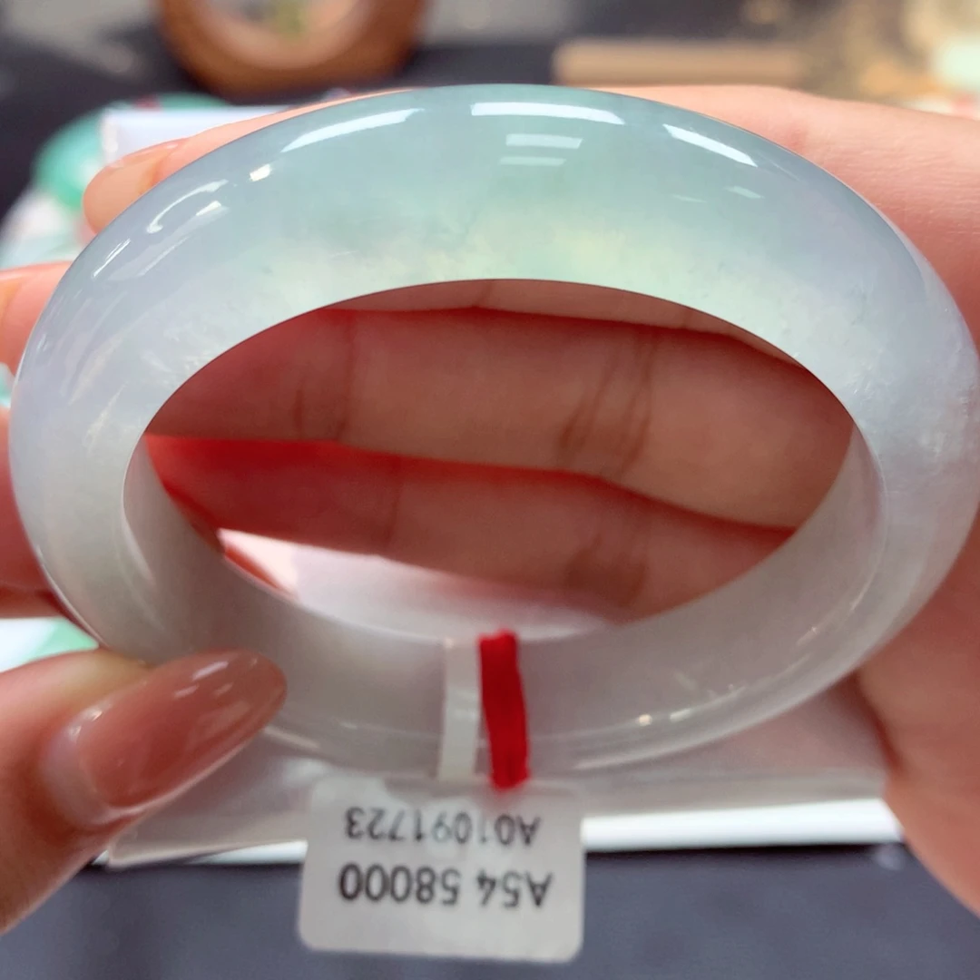 翡翠手镯未镶嵌54正（26）14号