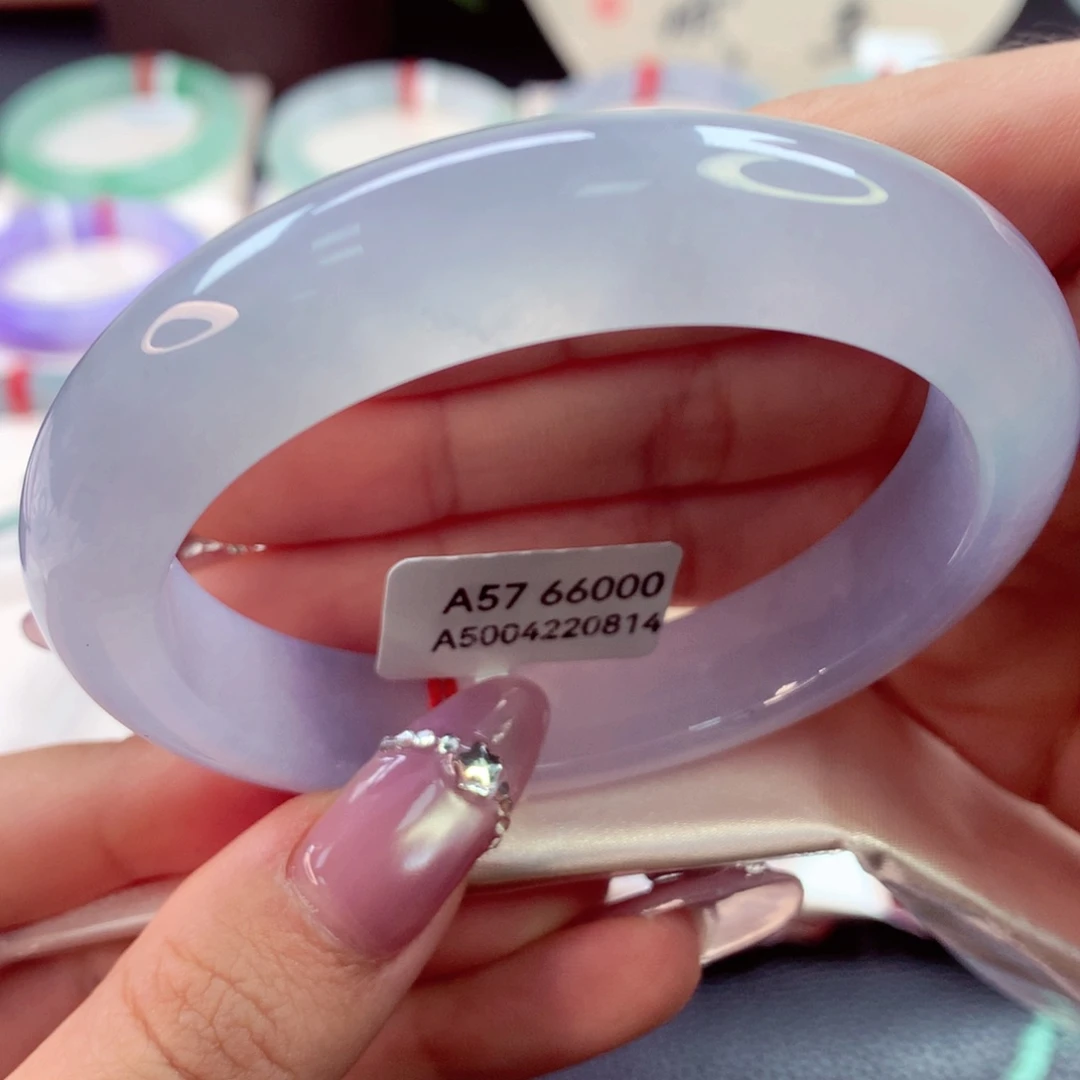 未镶嵌手镯翡翠正圈12号66