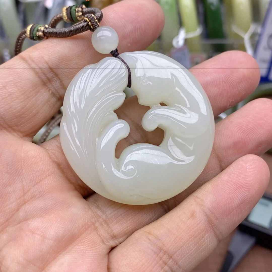 吊坠(不含链)未镶嵌和田玉