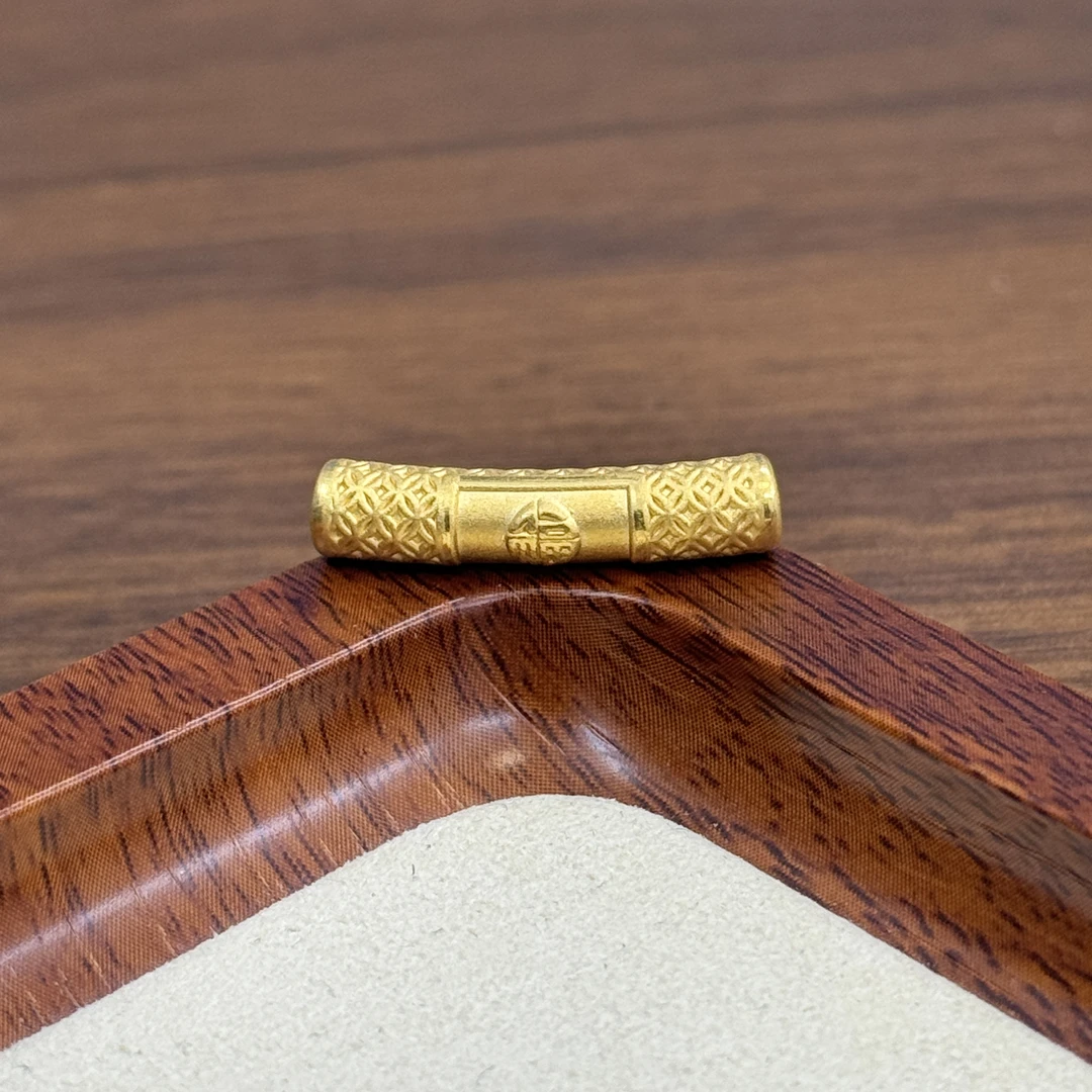 水贝黄金足金999钱币福弯管DP2084
