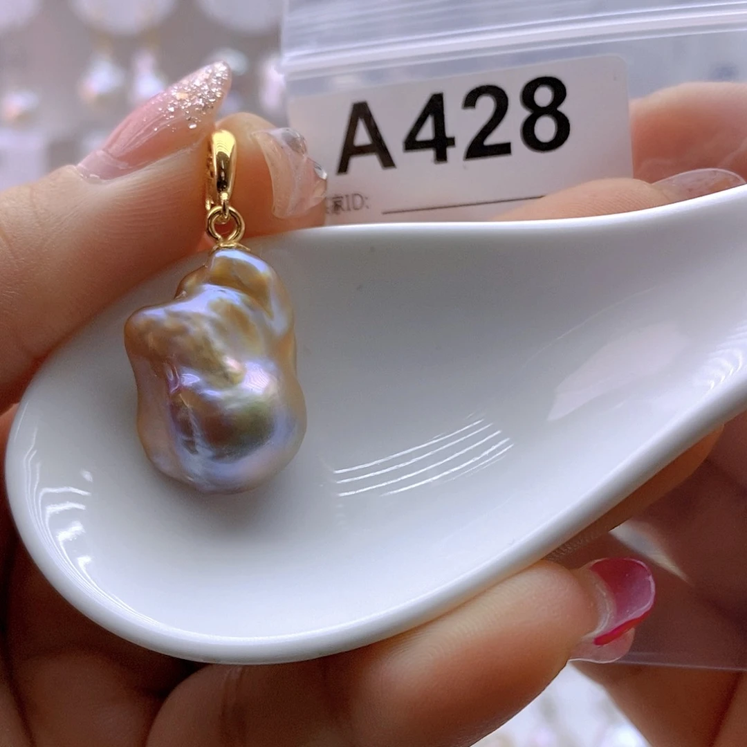 淡水珍珠颈饰银S925镶嵌