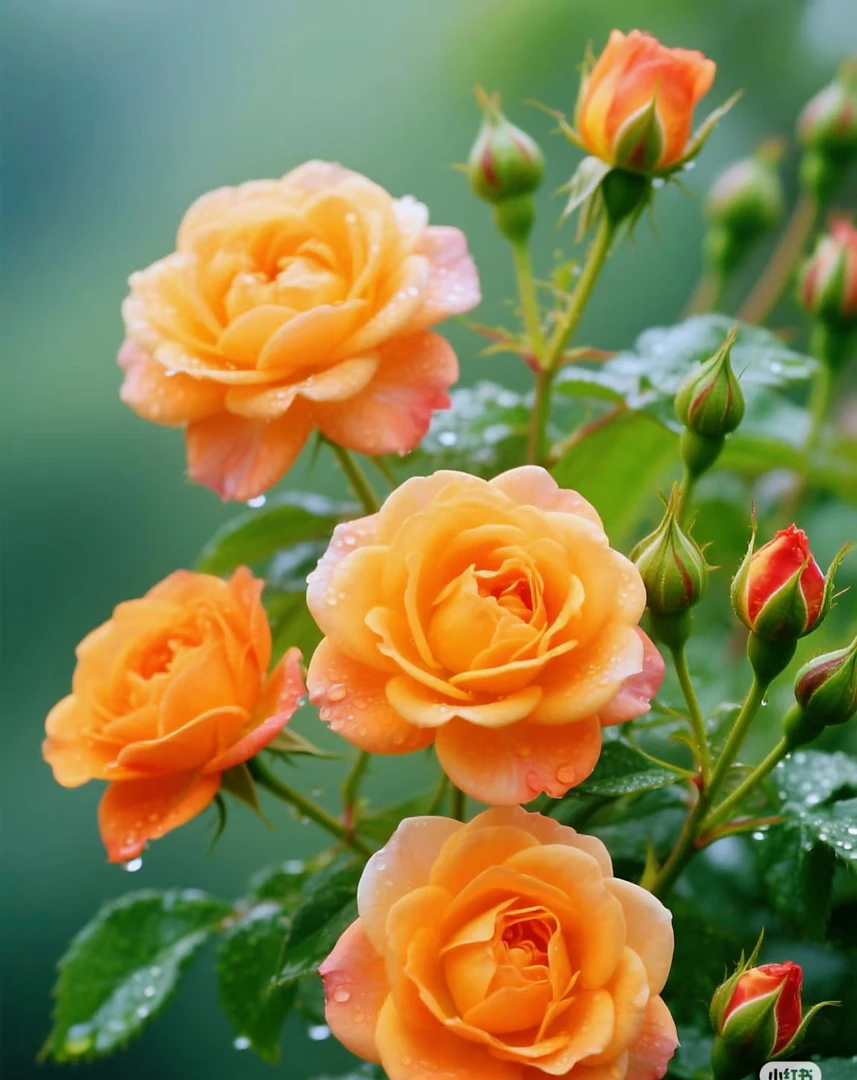 晚霞(浪漫的玫瑰园一物一拍)