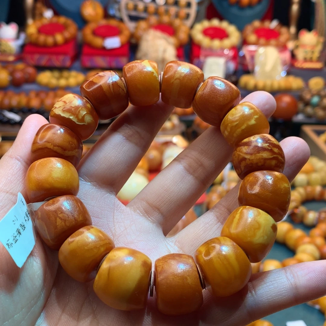 【闪购商品】蜜蜡手串未镶嵌蜜蜡手串