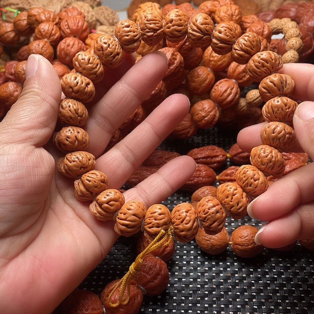 文玩核桃手串蟠桃核