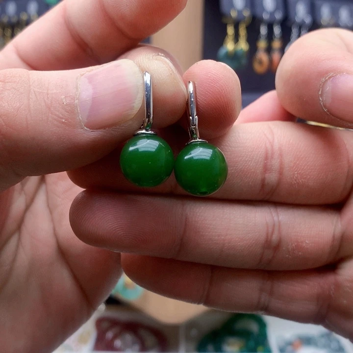 未镶嵌翡翠耳饰耳饰