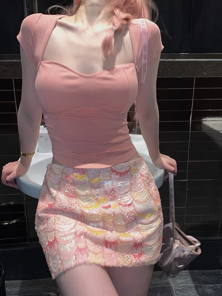 6158夏季新款女装短袖上衣