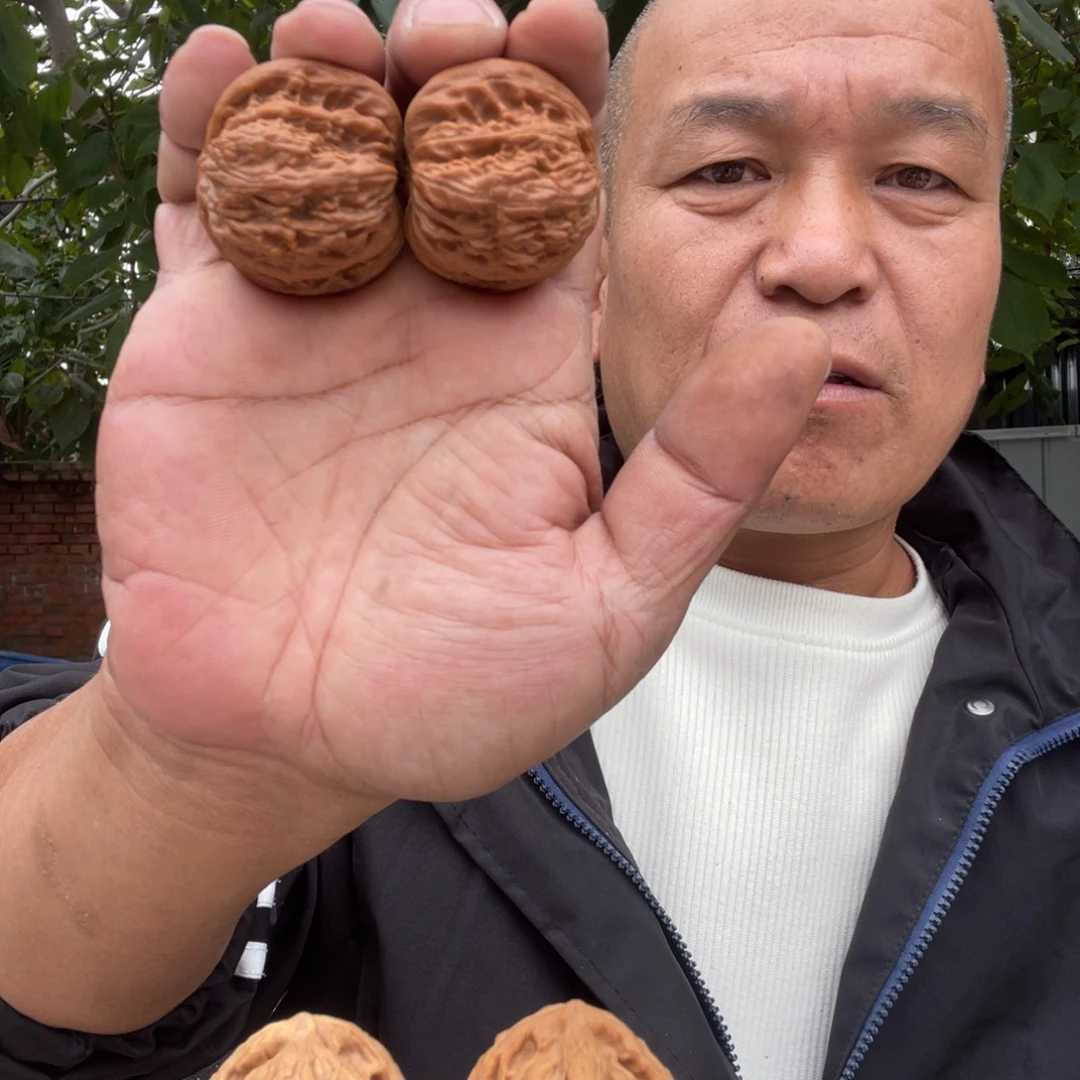 开***颜吊坠文玩核桃磨盘39