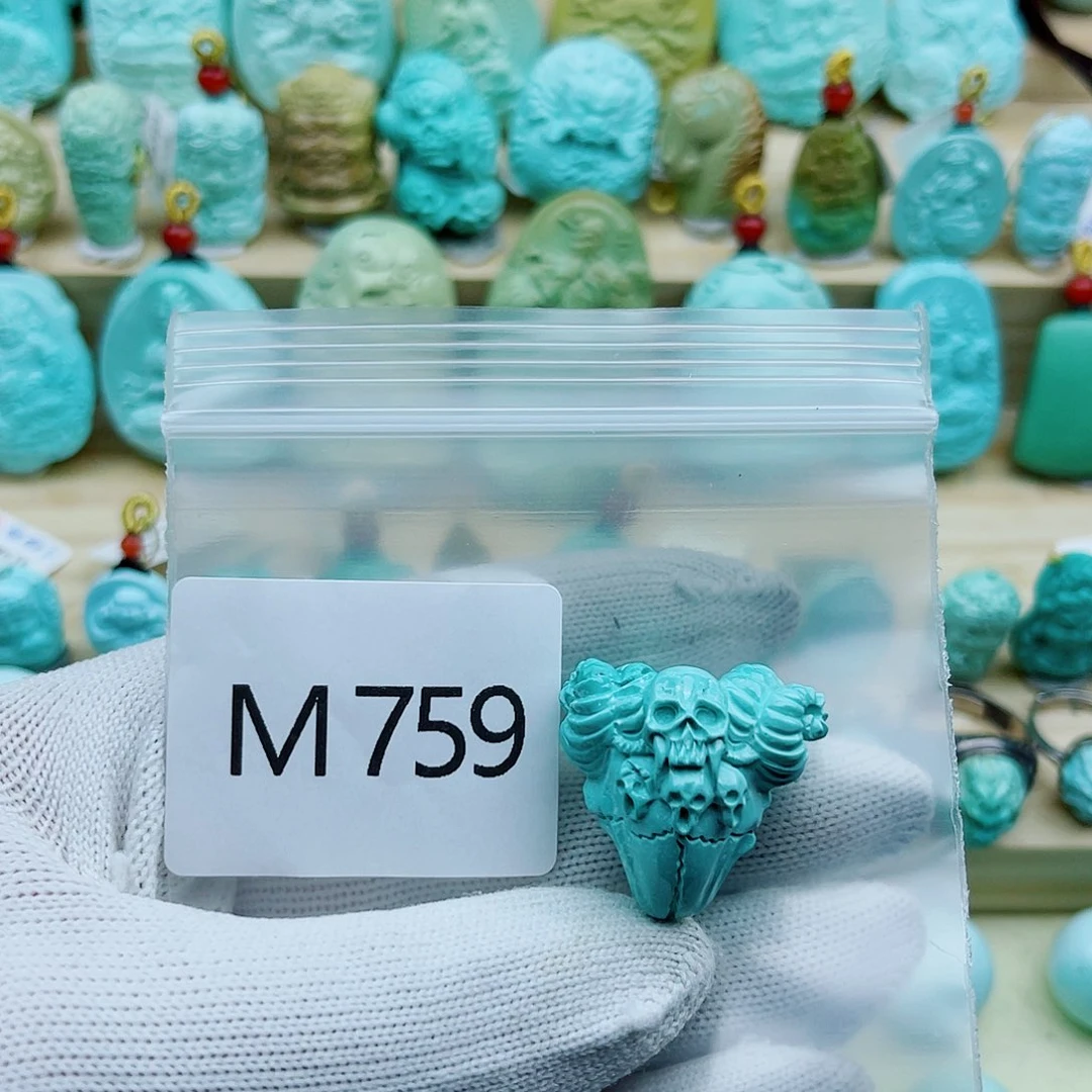 苹***工绿松石未镶嵌珠宝奇石