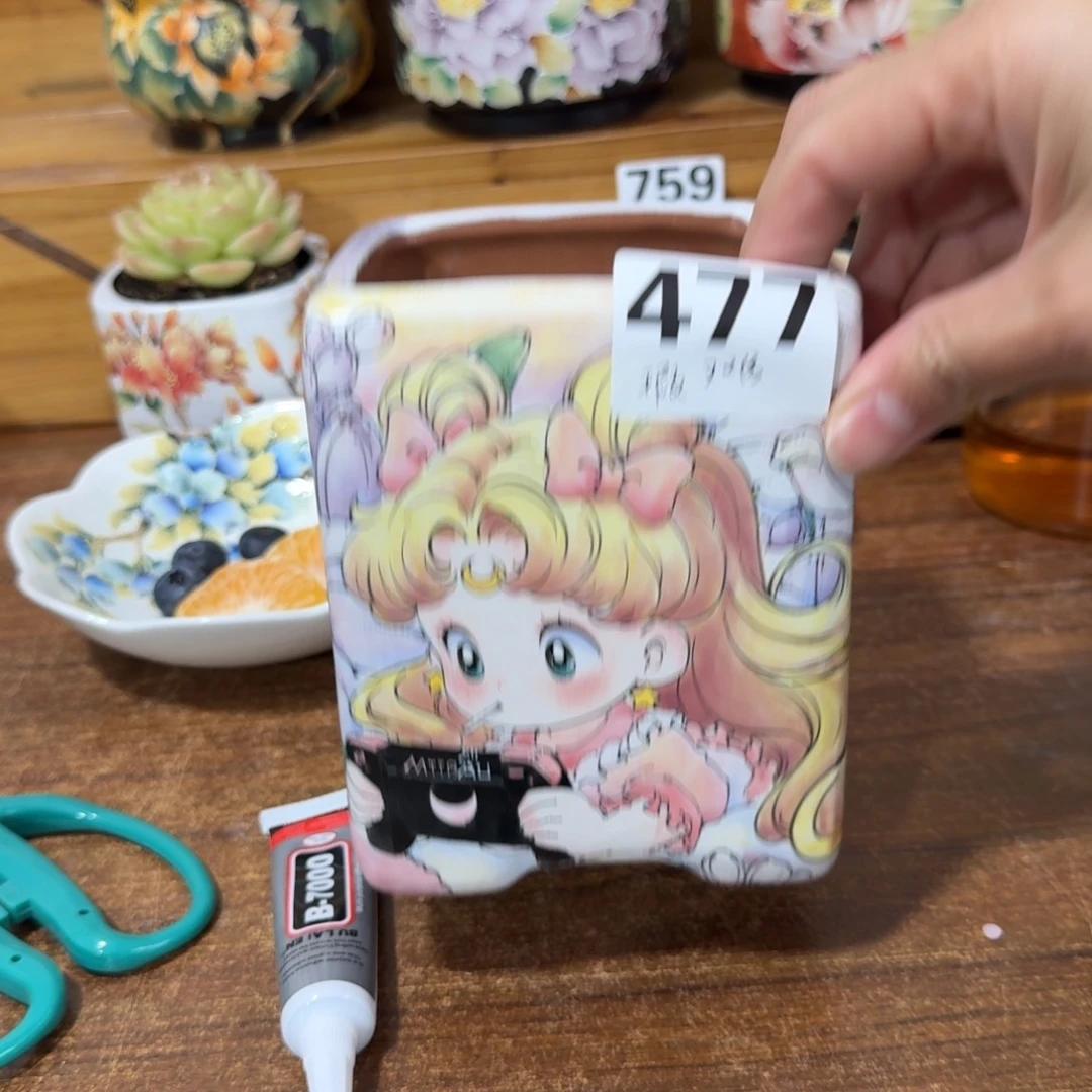 A***a云茜老师花盆手绘花盆手绘