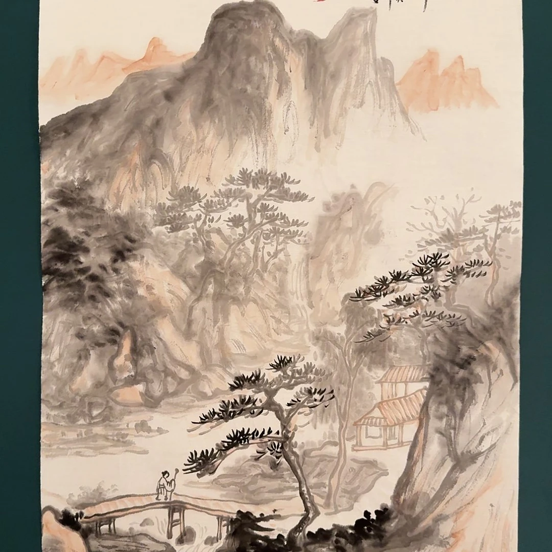 国画丁老师作品画作