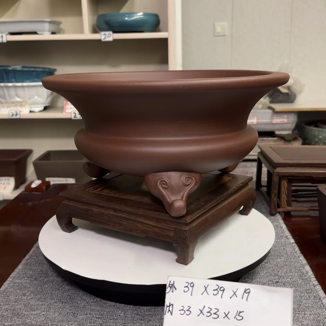 盆友居紫砂花盆直播间