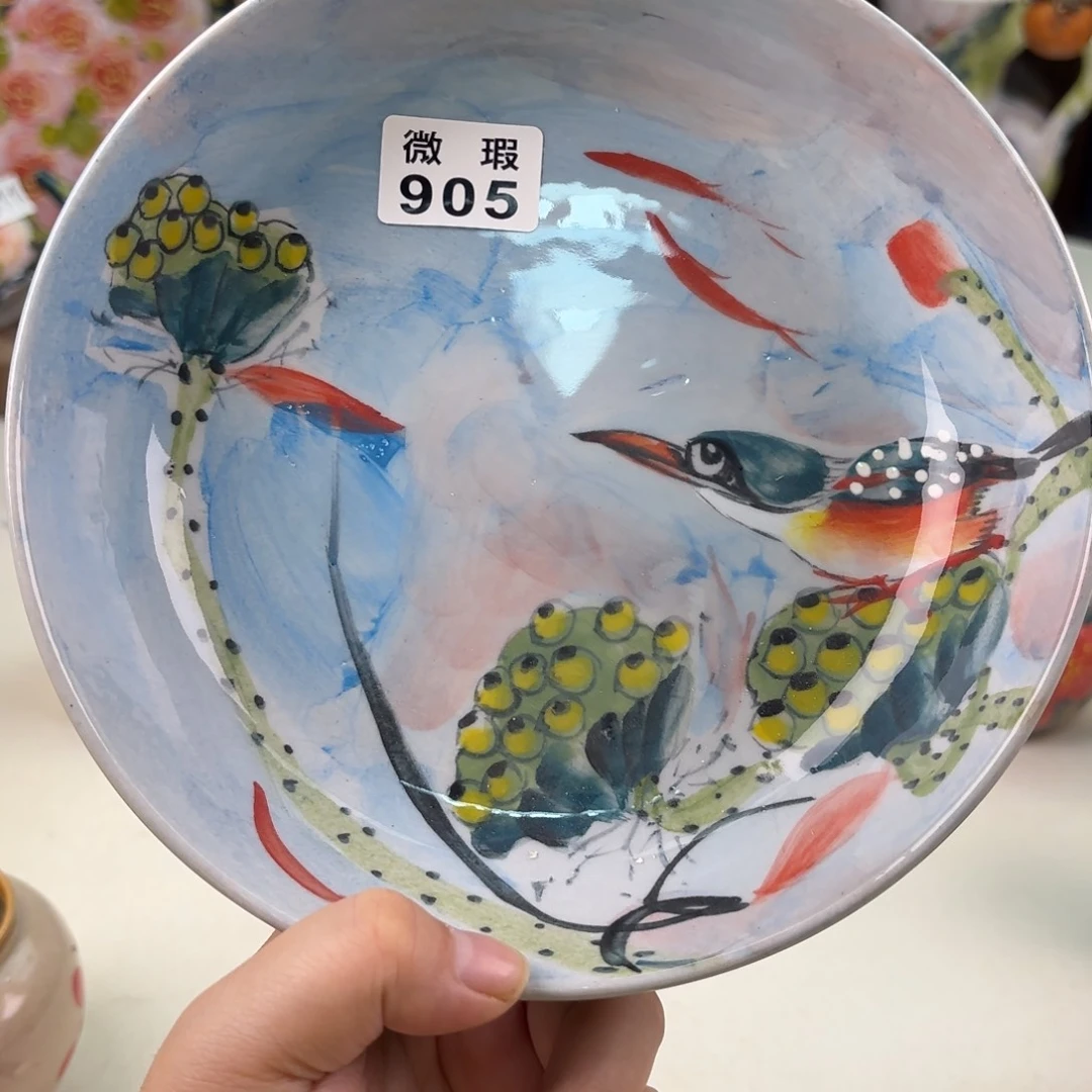 景德镇手绘高温釉下彩陶瓷茶具