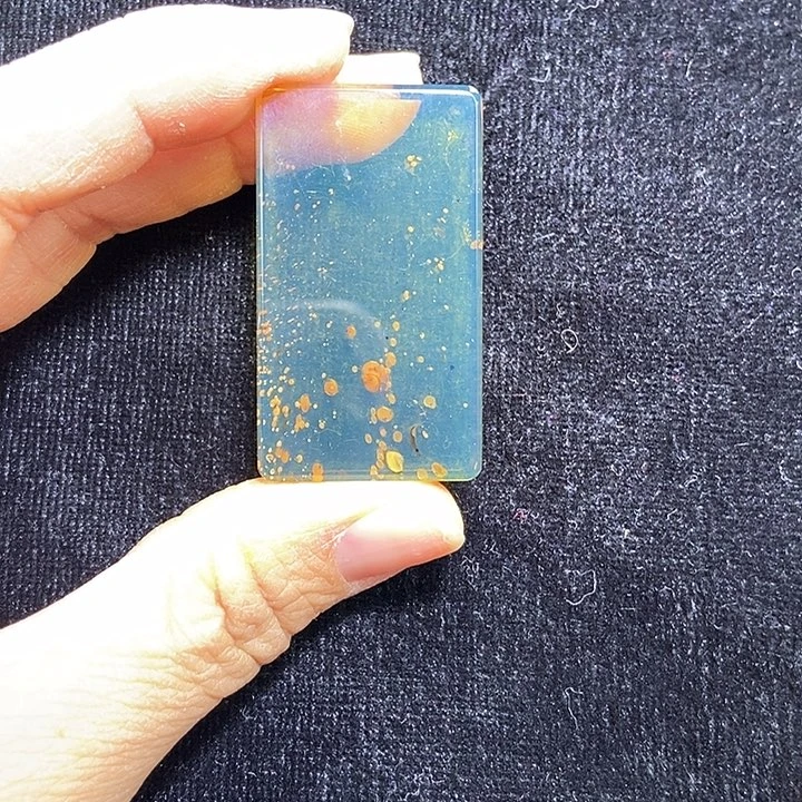 琥珀未镶嵌吊坠(不含链)天然缅甸琥珀金珀雨花无事牌