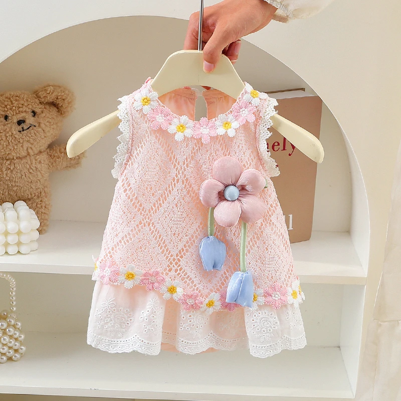 HD夏季婴儿包屁衣裙子宝宝衣服郁金香少女新生儿三角爬服ZPX5267