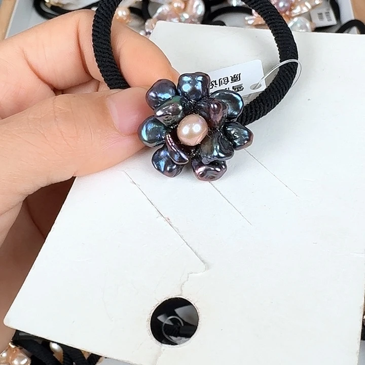 淡水珍珠发饰未镶嵌