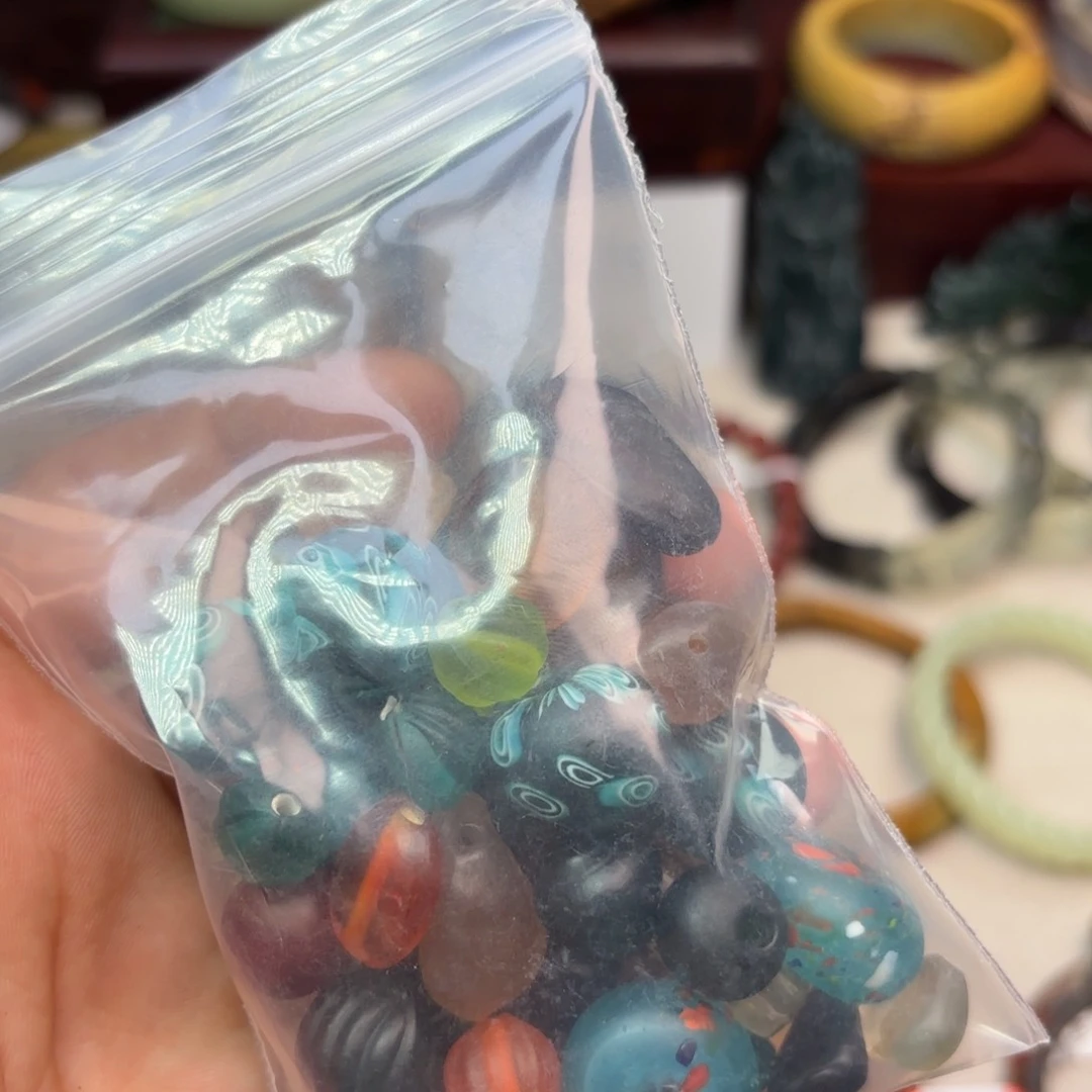 岫岩河磨玉（透闪石质玉）颈饰未镶嵌晨*?