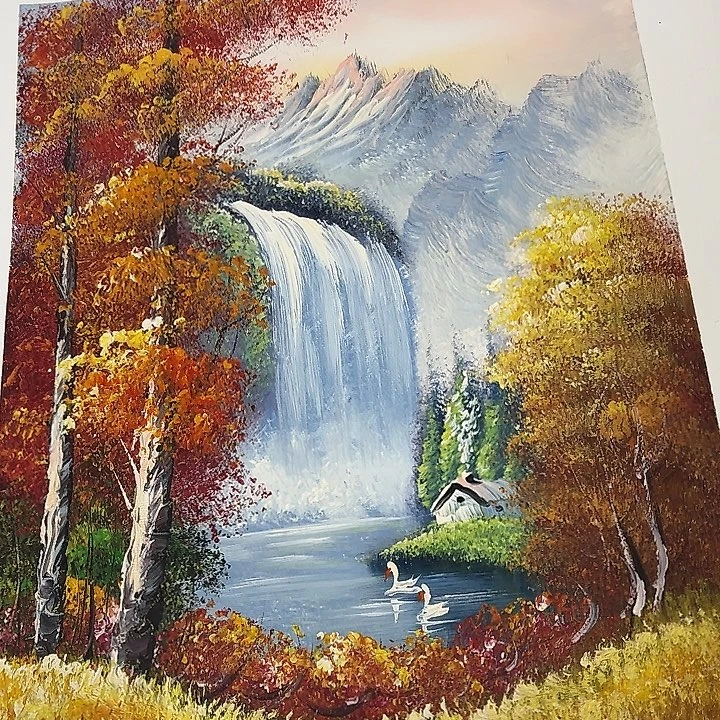油画好仔仔细细一直影子