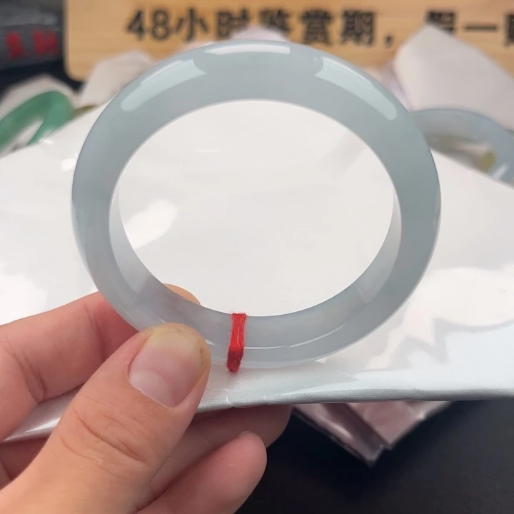 翡翠未镶嵌手镯手镯-10