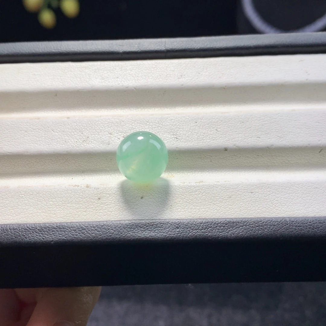 翡翠未镶嵌手串卡12冰甜绿