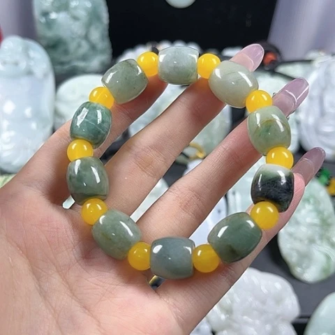 【闪购商品】翡翠未镶嵌颈饰手串