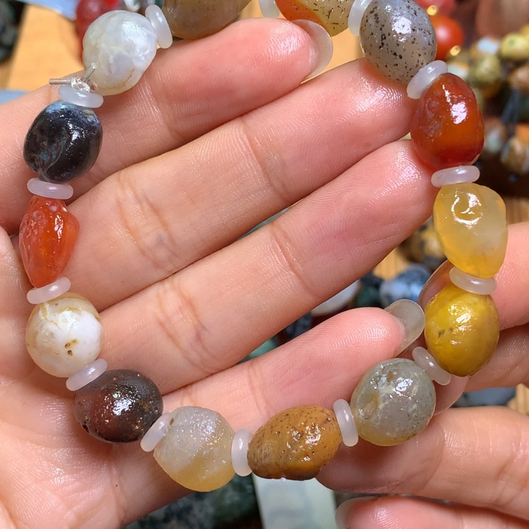 未镶嵌玛瑙/玉髓珠宝半成品