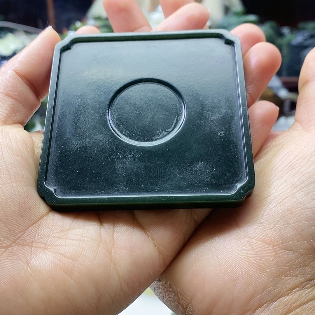 和田玉杯垫未镶嵌