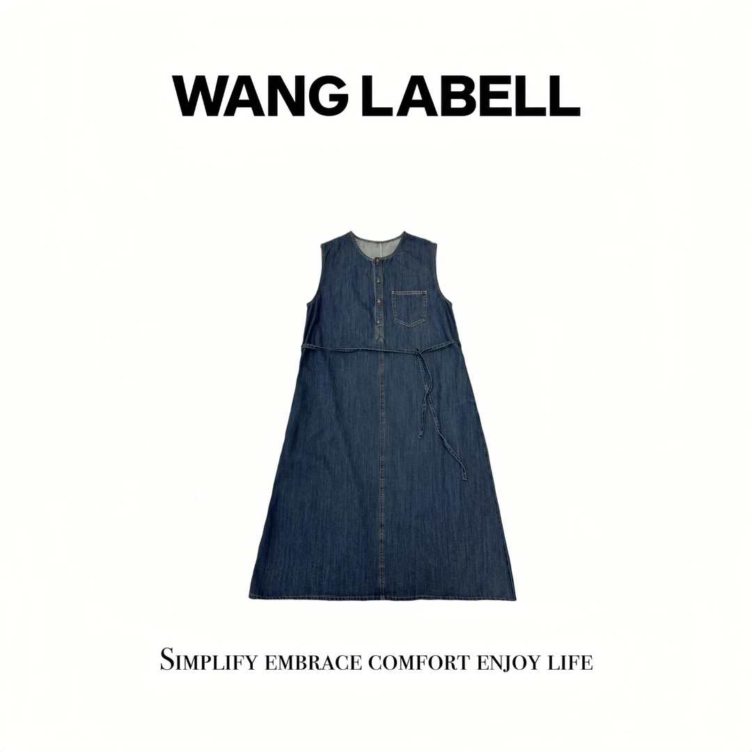 【王斌家】 |  牛仔连衣裙   百搭复古休闲设计感