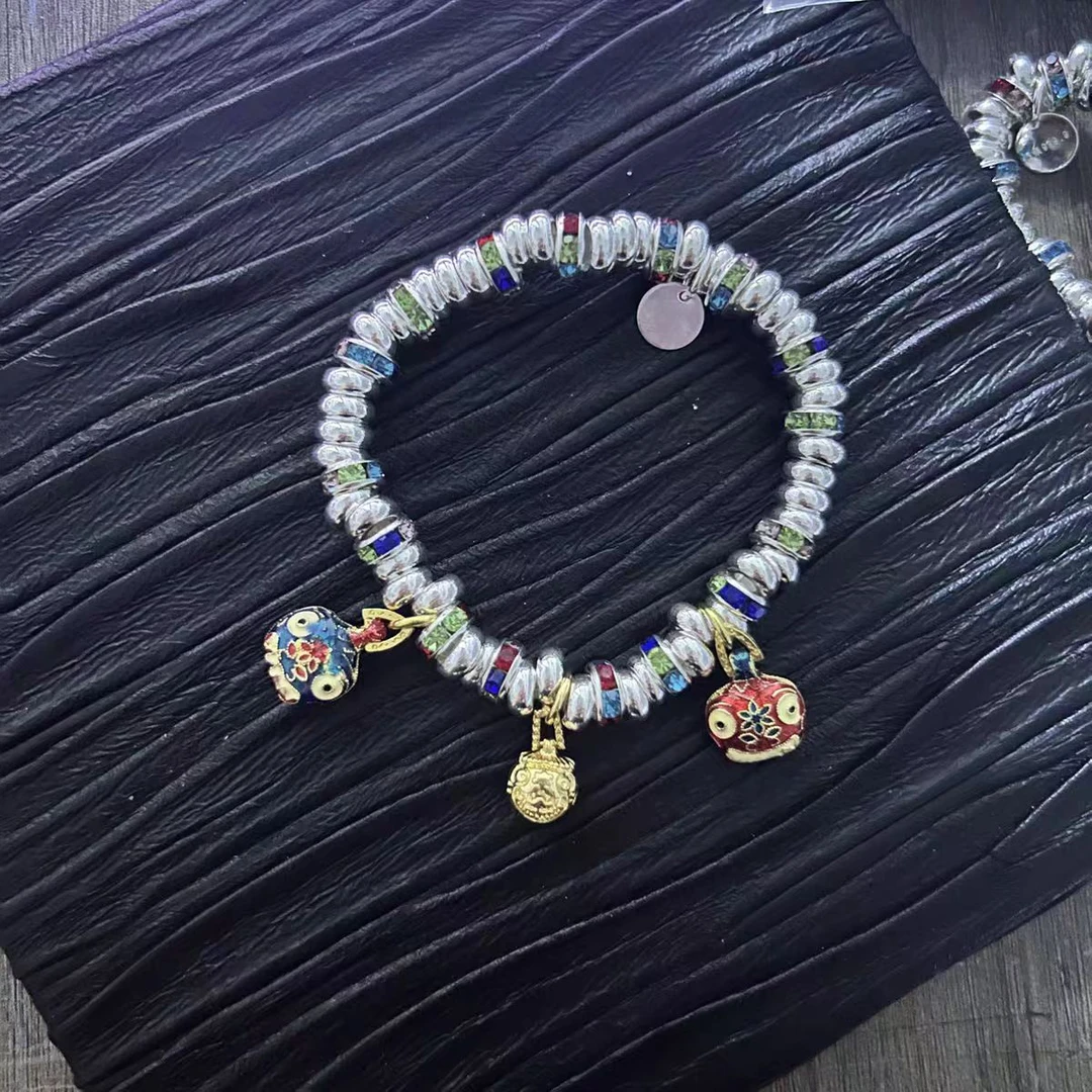 彩钻吞金兽手链无礼盒YZ055