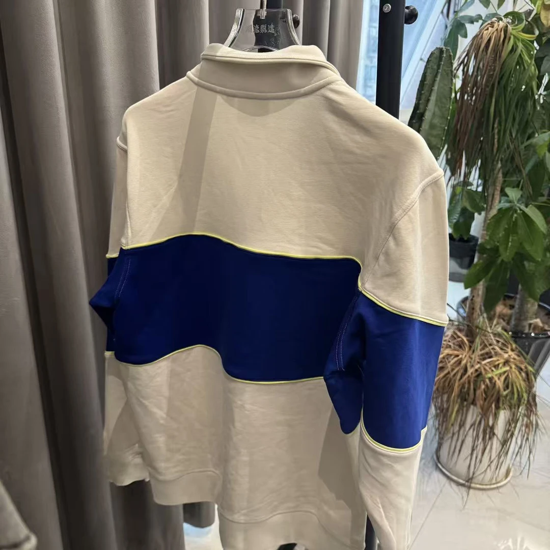 W牌 中帮半拉链 POLO 拼色 超重磅