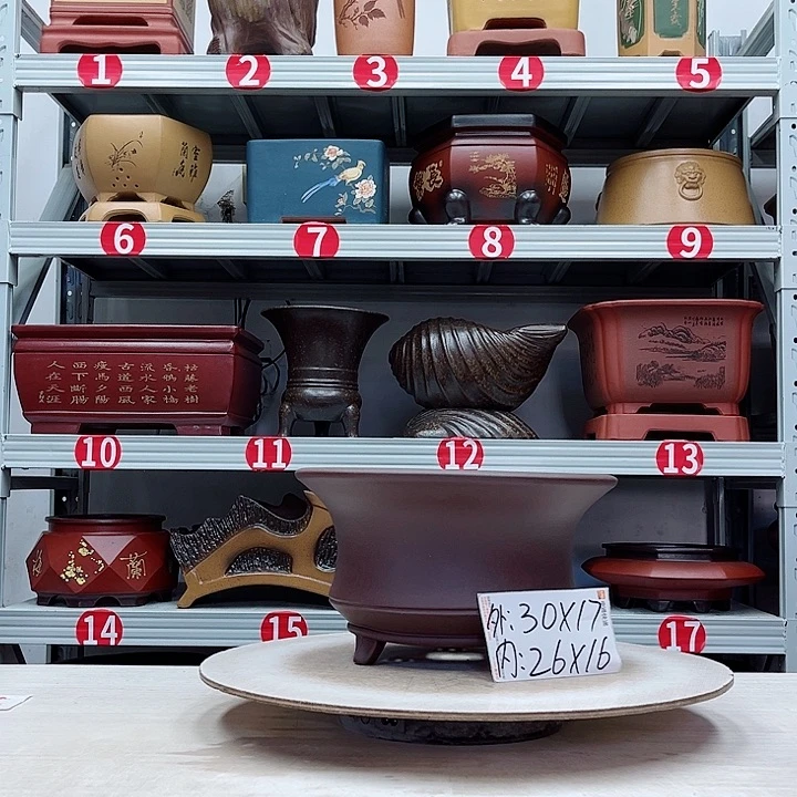 紫砂花盆紫砂花盆