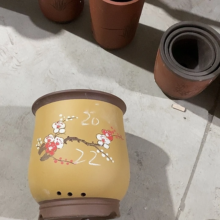紫砂花盆紫砂花盆