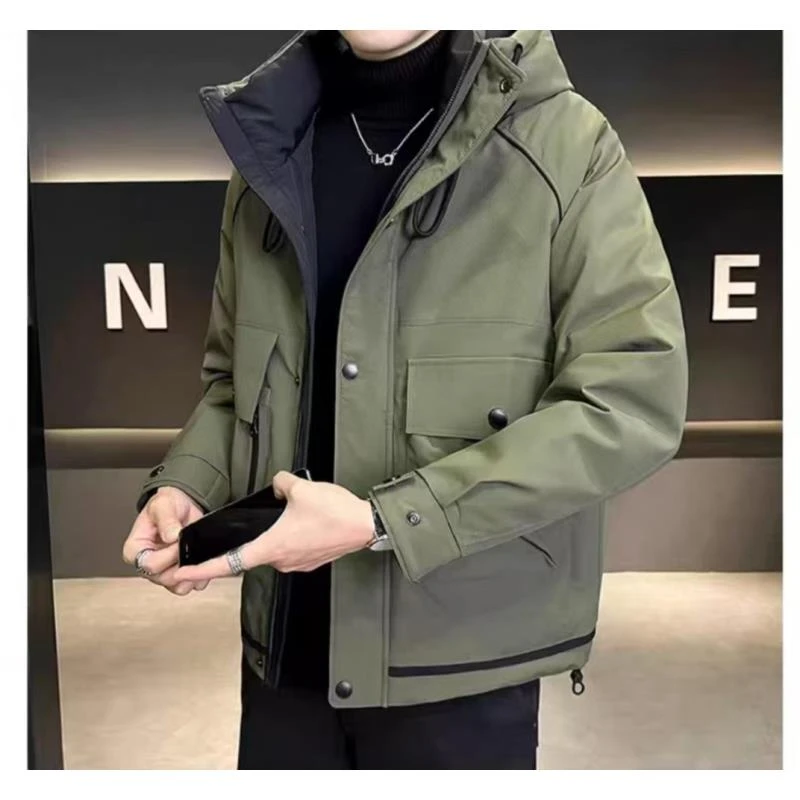 冬款高定极寒户外连帽防风保暖御寒外套#89039