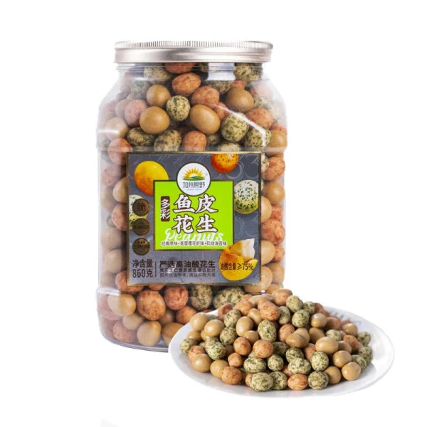 加州原野 多彩鱼皮花生 860g/罐