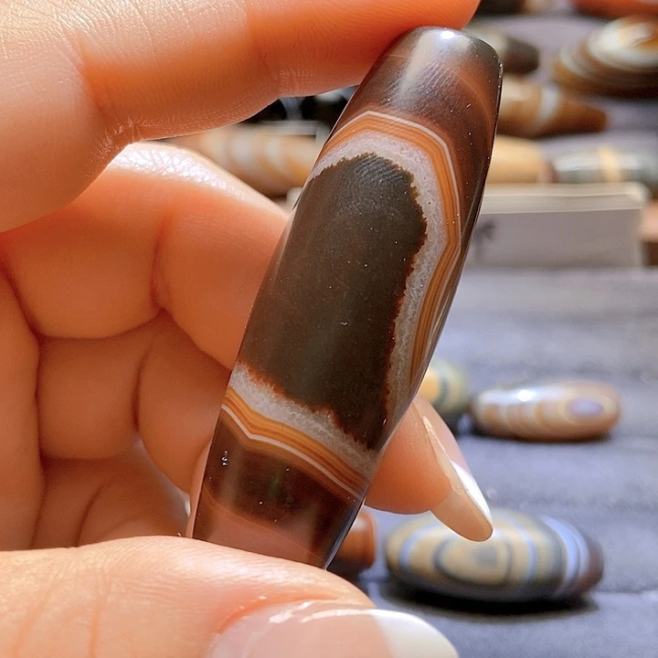 众***林玛瑙/玉髓未镶嵌吊坠(不含链)