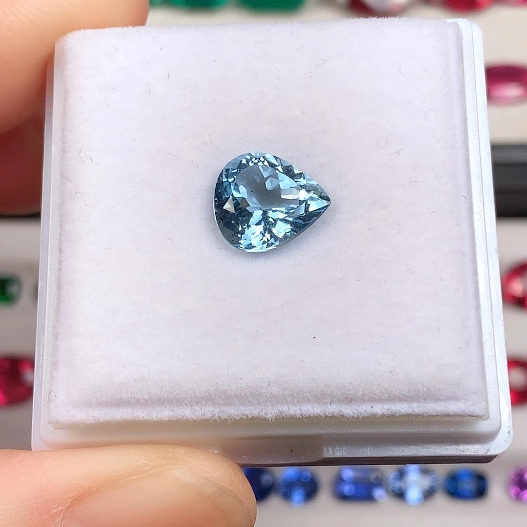 海蓝宝石裸石2.5ct
