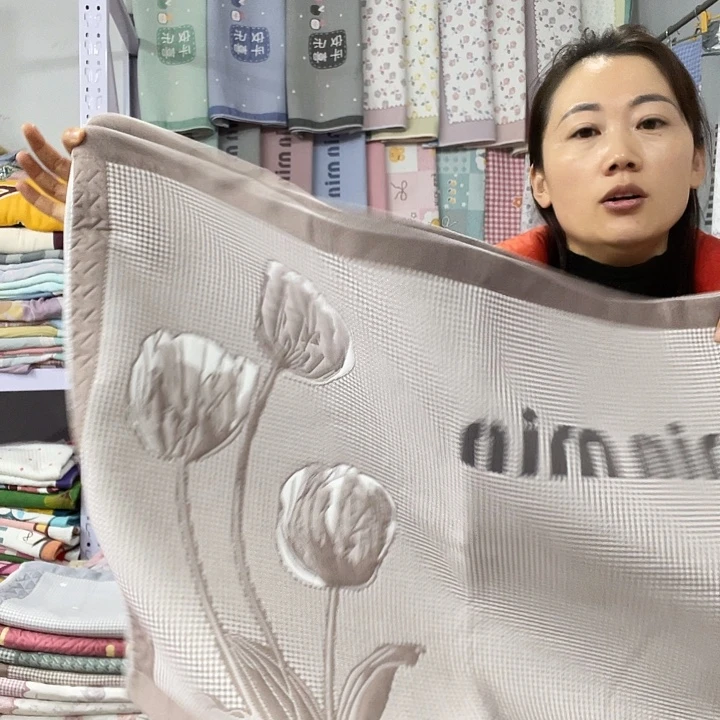 棉特价咖色郁金香