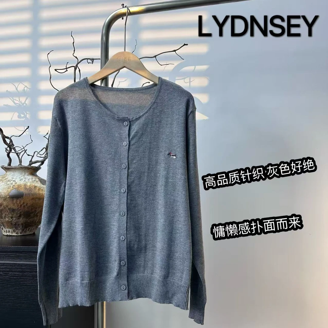 LYNDSEY·腊肠狗·极简 气质慵懒百搭显瘦针织衫12209