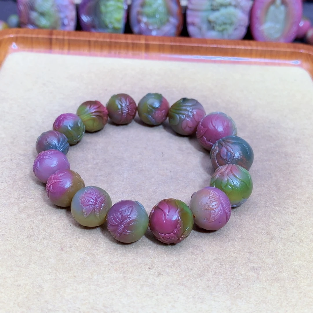 玛瑙未镶嵌手链盐源