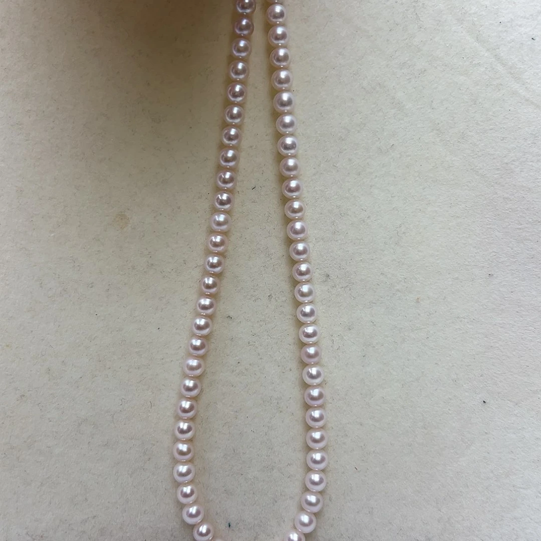 淡水珍珠颈饰银S925镶嵌