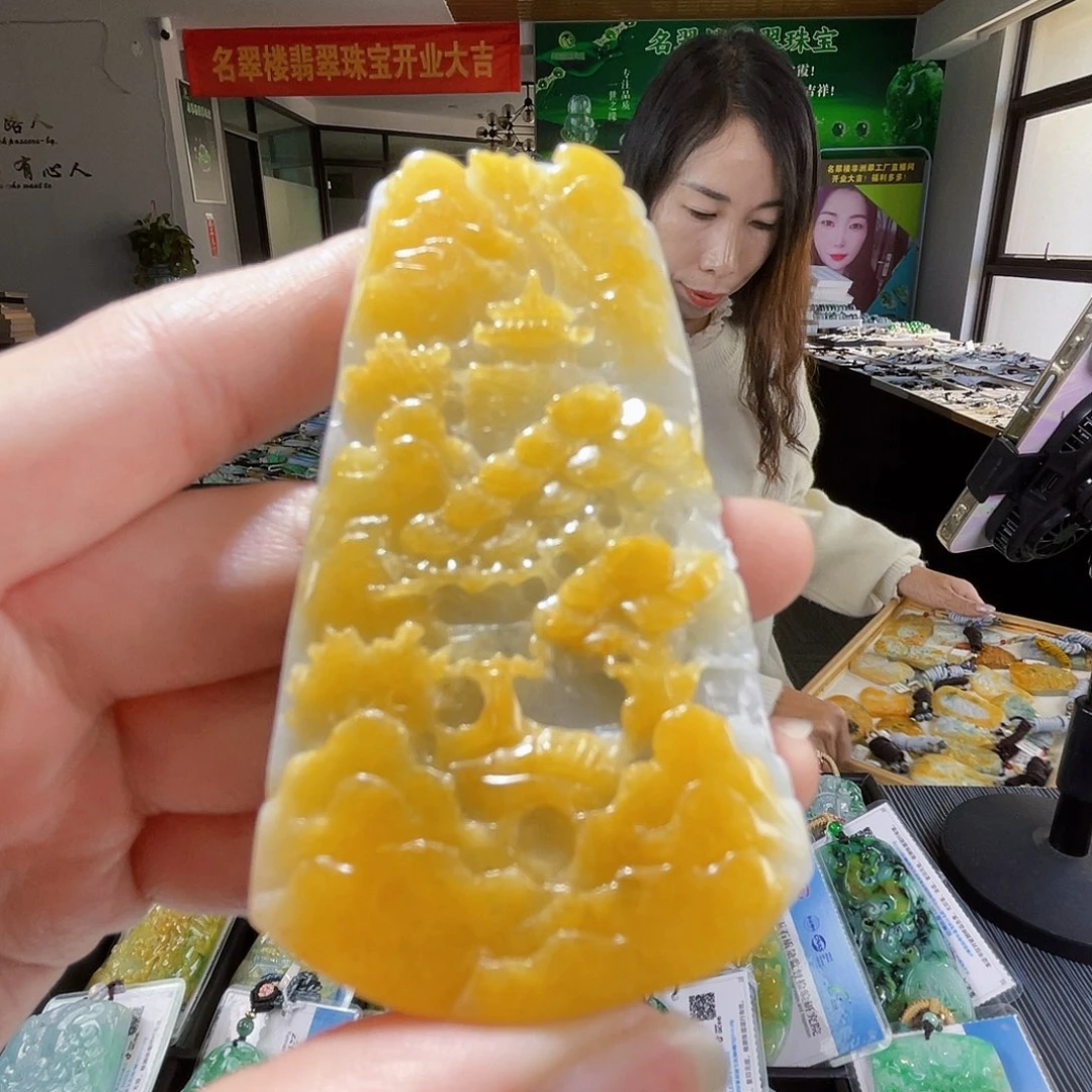 颈饰未镶嵌翡翠翡翠