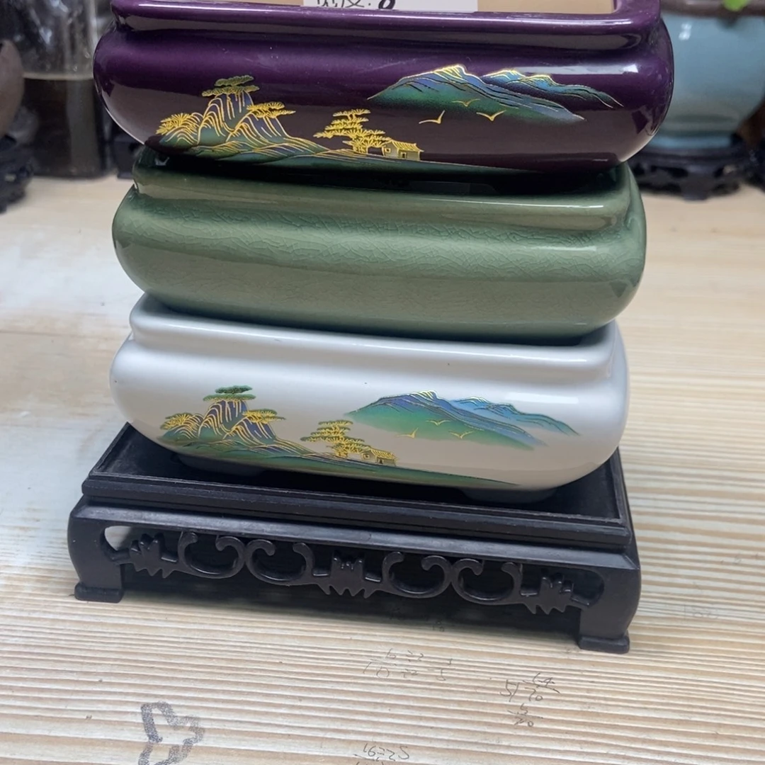 瓷片陶瓷花盆陶瓷艺术