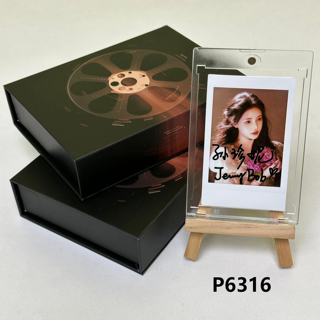 P6316 孙珍妮 正品拍立得照片 白边边框