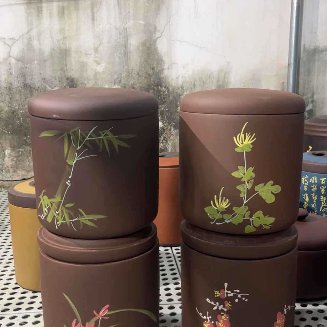 紫砂茶叶罐茶叶罐4个