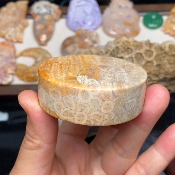 硅化珊瑚（珊瑚玉）手镯未镶嵌