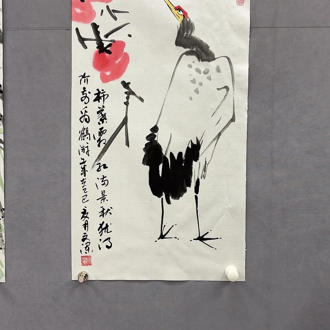 国画艺术家真人手绘