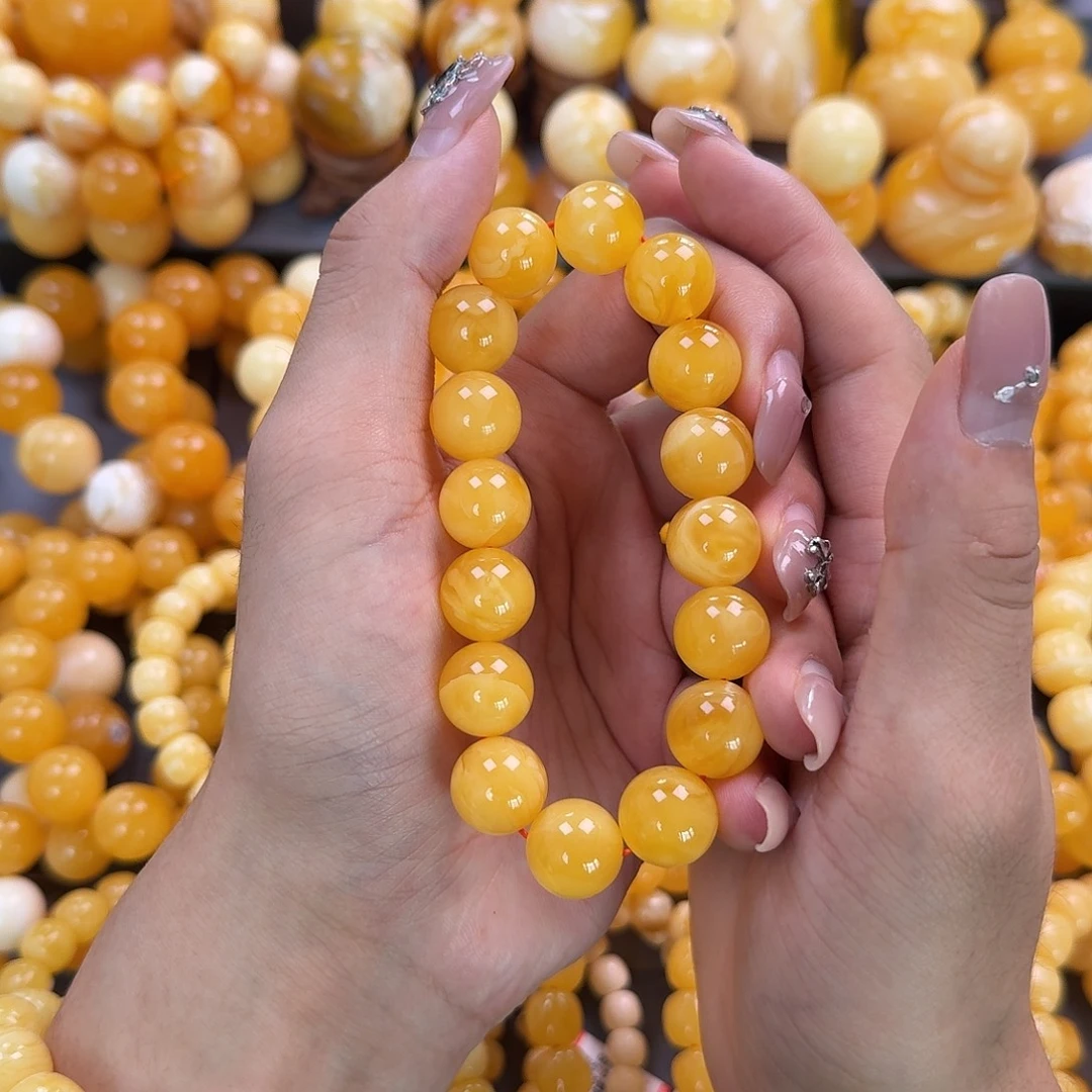 蜜蜡未镶嵌珠宝奇石同料14mm