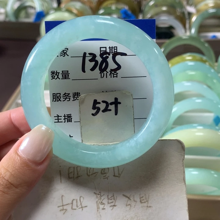 未镶嵌蛇纹石玉手镯1385